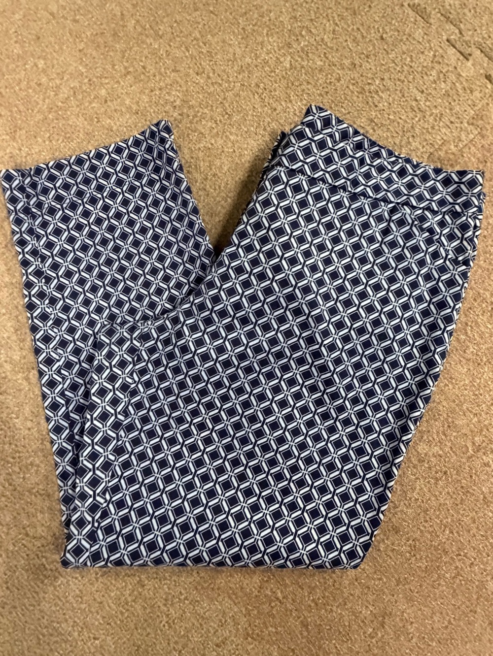 Laundry Cropped Geometric Patterned Pants - Picture 1 of 6